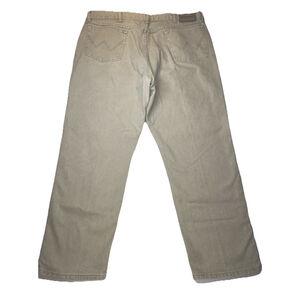 Wrangler Jeans Rugged Wear Men’s 40x30 Tan Beige Denim